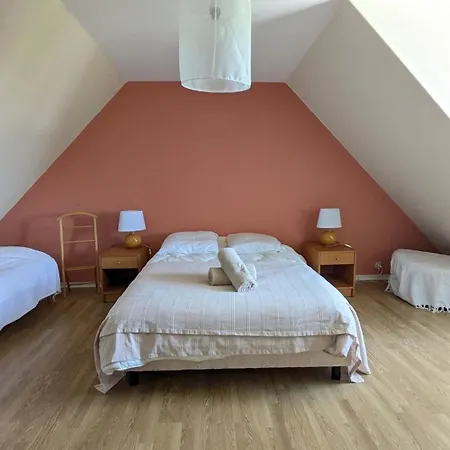 펜션 Echapee Blonvillaise, Maison Familiale Avec Jardin *