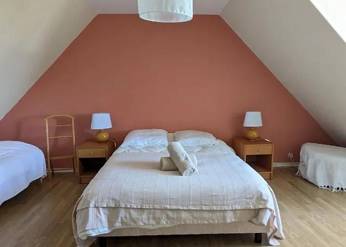 Casa de Férias Echapee Blonvillaise, Maison Familiale Avec Jardin *