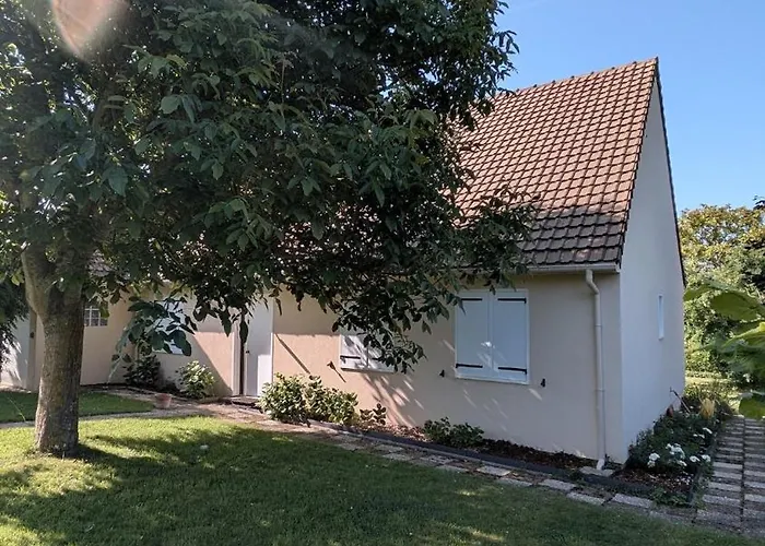 Echapee Blonvillaise, Maison Familiale Avec Jardin Casa de Férias